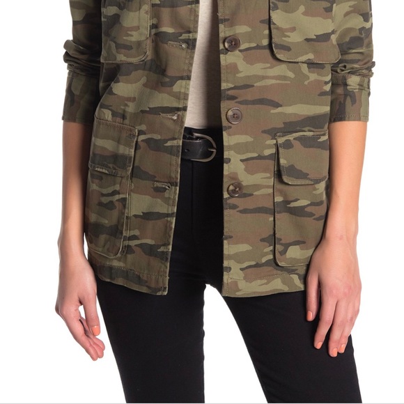 Caslon camo front pocket utility jacket - Picture 3 of 5